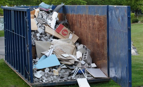 Rubbish clearance services handling various waste types