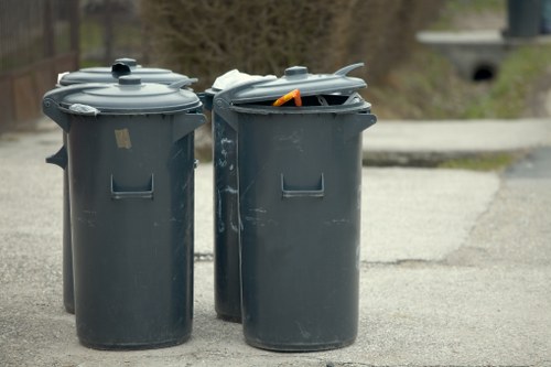 Swiss Cottage clean streets and waste collection trucks