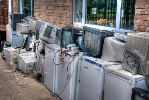 Residents participating in recycling programs