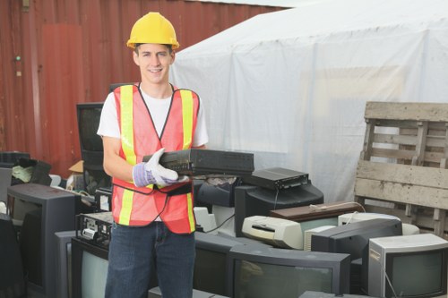 Innovative waste sorting technology in use