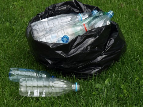 Residents sorting recyclables in Mill Hill